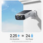 Caméra De Sécurité Solaire Extérieure Sans Fil 2K