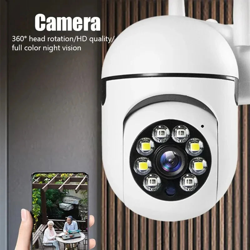 Caméra De Surveillance Wi-Fi 1080P Avec Vision Nocturne
