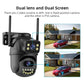 Caméra De Surveillance WiFi 4K 8MP Double Objectif