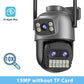 Caméra De Surveillance WiFi PTZ Double Écran 15MP