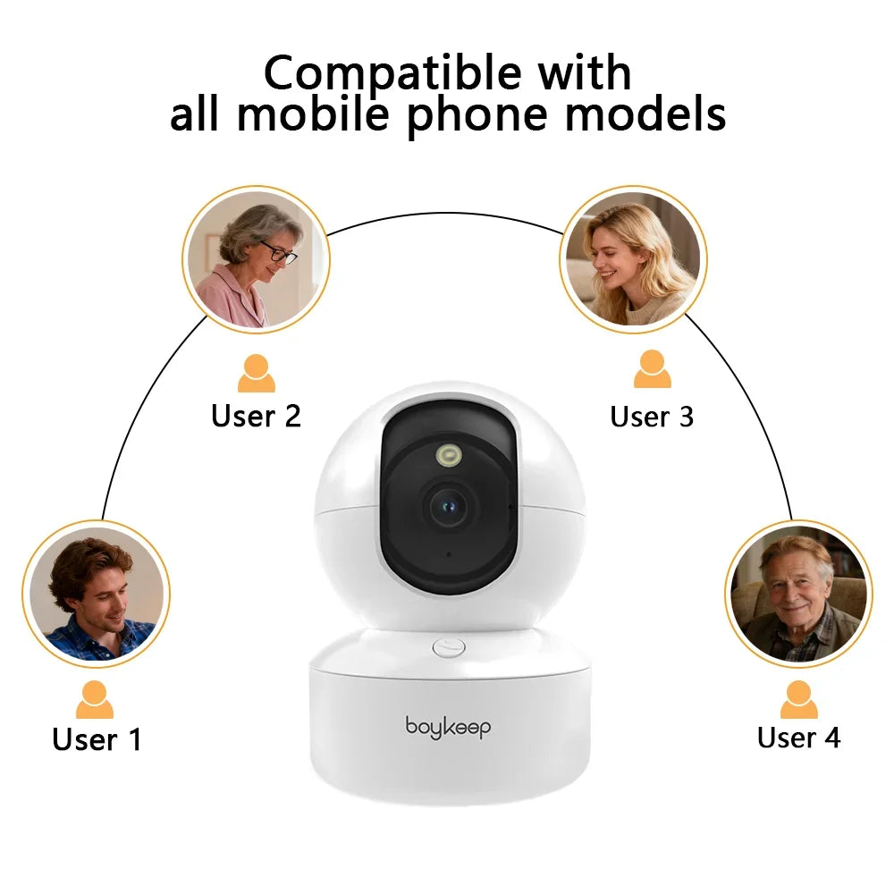 Caméra Intérieure WiFi 3MP avec Suivi Automatique